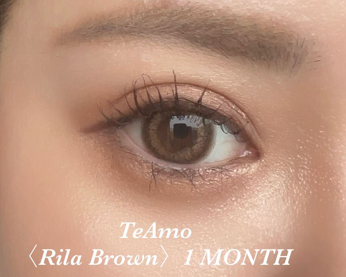 TeAmo 1month/TeAmo/１ヶ月（１MONTH）カラコンを使ったクチコミ（1枚目）