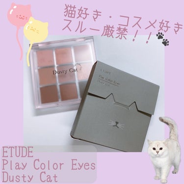 プレイカラーアイズ ダスティキャット/ETUDE/アイシャドウパレットを使ったクチコミ（1枚目）