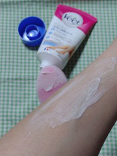 ヴィートピュアバスタイム除毛クリーム 敏感肌用/Veet/除毛クリームを使ったクチコミ（1枚目）