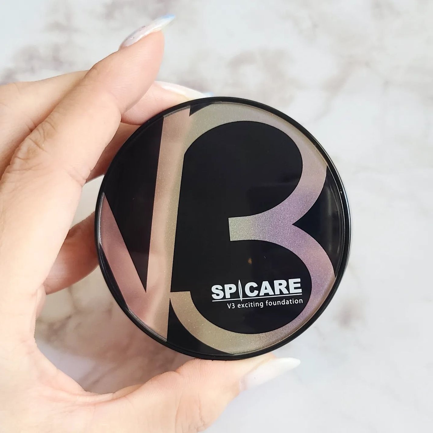 V3 エキサイティングファンデーション/SPICARE/クッションファンデーションを使ったクチコミ(2枚目)