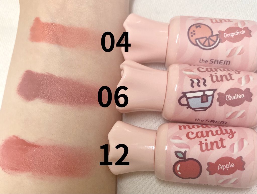 ムース キャンディー ティント/the SAEM/リップティントを使ったクチコミ（2枚目）