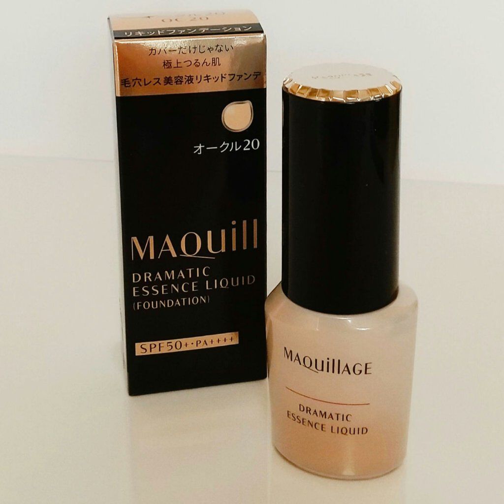 ドラマティックエッセンスリキッド/マキアージュ/リキッドファンデーションを使ったクチコミ（3枚目）
