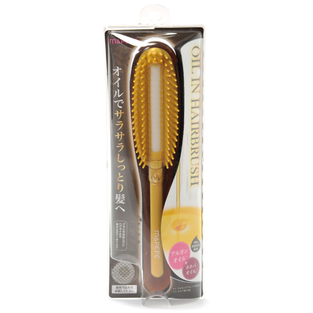 マペペ オイルインヘアブラシ