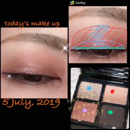 アイ カラー クォード/TOM FORD BEAUTY/アイシャドウパレットを使ったクチコミ(1枚目)