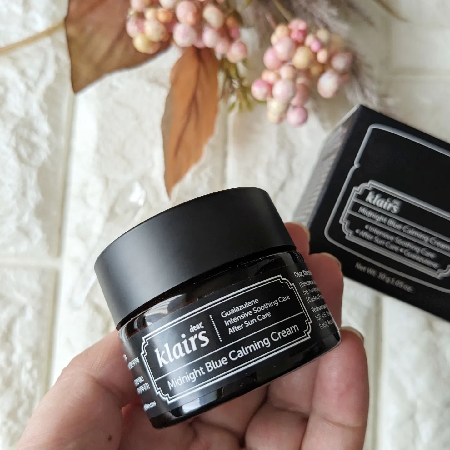 ミッドナイトブルーカーミングクリーム/Klairs/フェイスクリームを使ったクチコミ（2枚目）