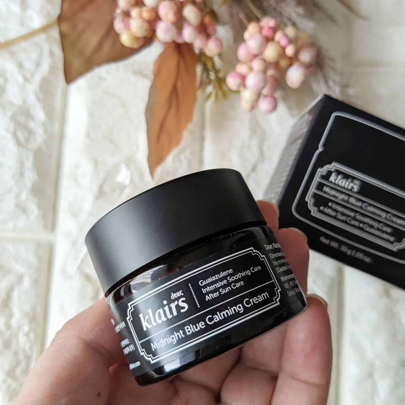 ミッドナイトブルーカーミングクリーム/Klairs/フェイスクリームを使ったクチコミ(2枚目)