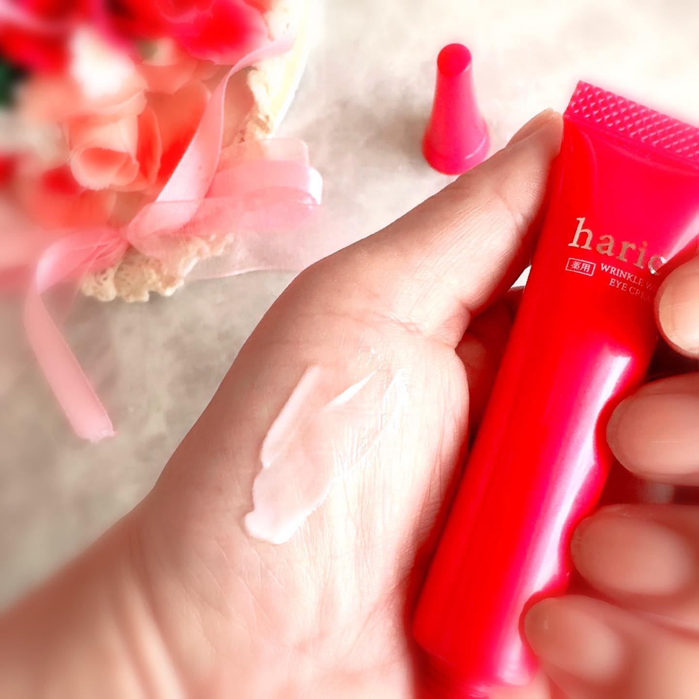 薬用リンクルホワイトアイクリーム/harica/アイケア・アイクリームを使ったクチコミ（3枚目）