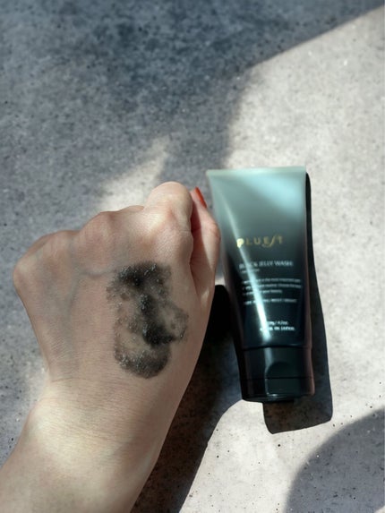BLACK JELLY WASH(ブラックジェリーウォッシュ)/PLUEST/その他洗顔料を使ったクチコミ(3枚目)
