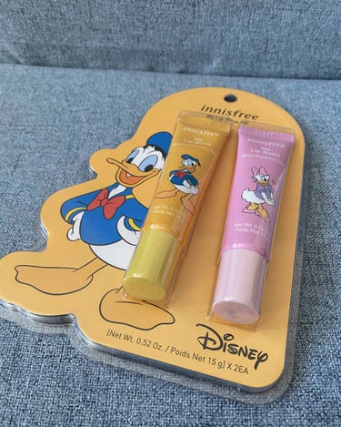 innisfree マイリップバーム Disney Limited Edition。
レジ並んでる時についつい気になって購入してしまったこちら。
色もしっかりついて、保湿力も高い感じで良き。
香りが甘い