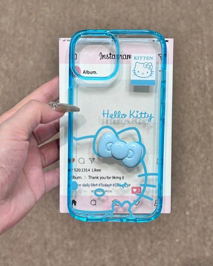 ケース大好きっ子 on LIPS 「ピンクの線のキティちゃん、とっても可愛いね#iPhoneケース..」(5枚目)