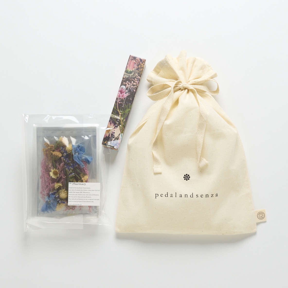 Pedal & Senza Hand Cream & Post Flower Gift Set  〈pesante〉