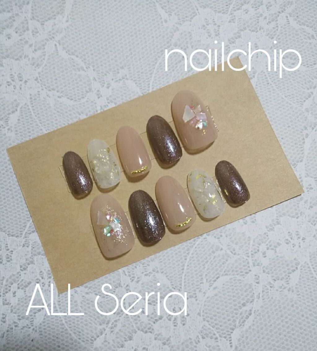 ジェルネイル（ライト対応）/セリア/ジェルネイルを使ったクチコミ（1枚目）