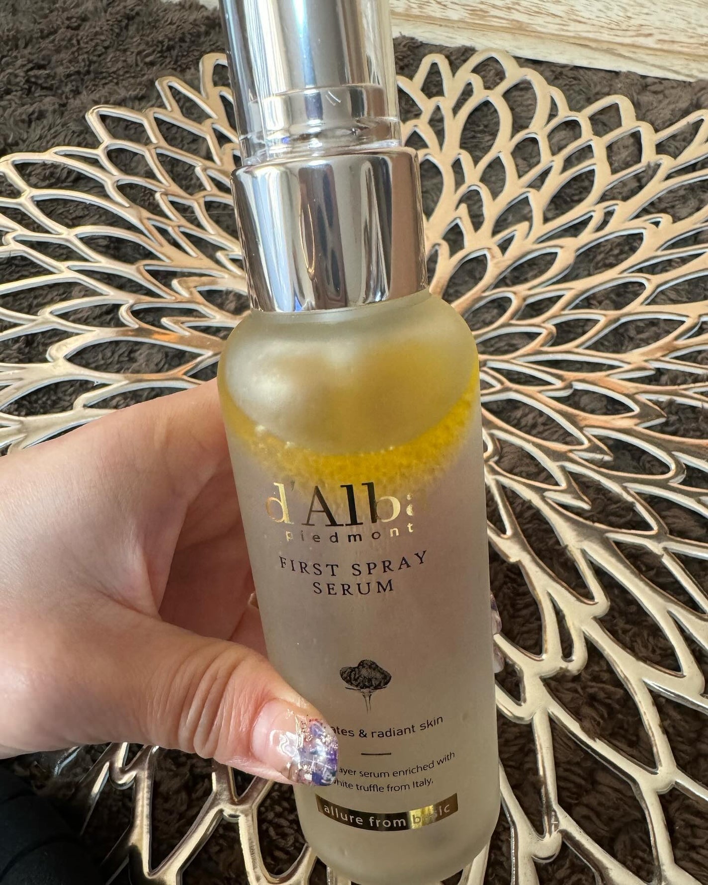 ダルバ ホワイトトリュフファーストスプレーセラム/ダルバ/ミスト状化粧水を使ったクチコミ(2枚目)