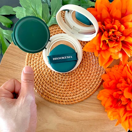 スキンエンハンサー コンパクトクッション(グロー)/BROOKESIA/クッションファンデーションを使ったクチコミ(5枚目)