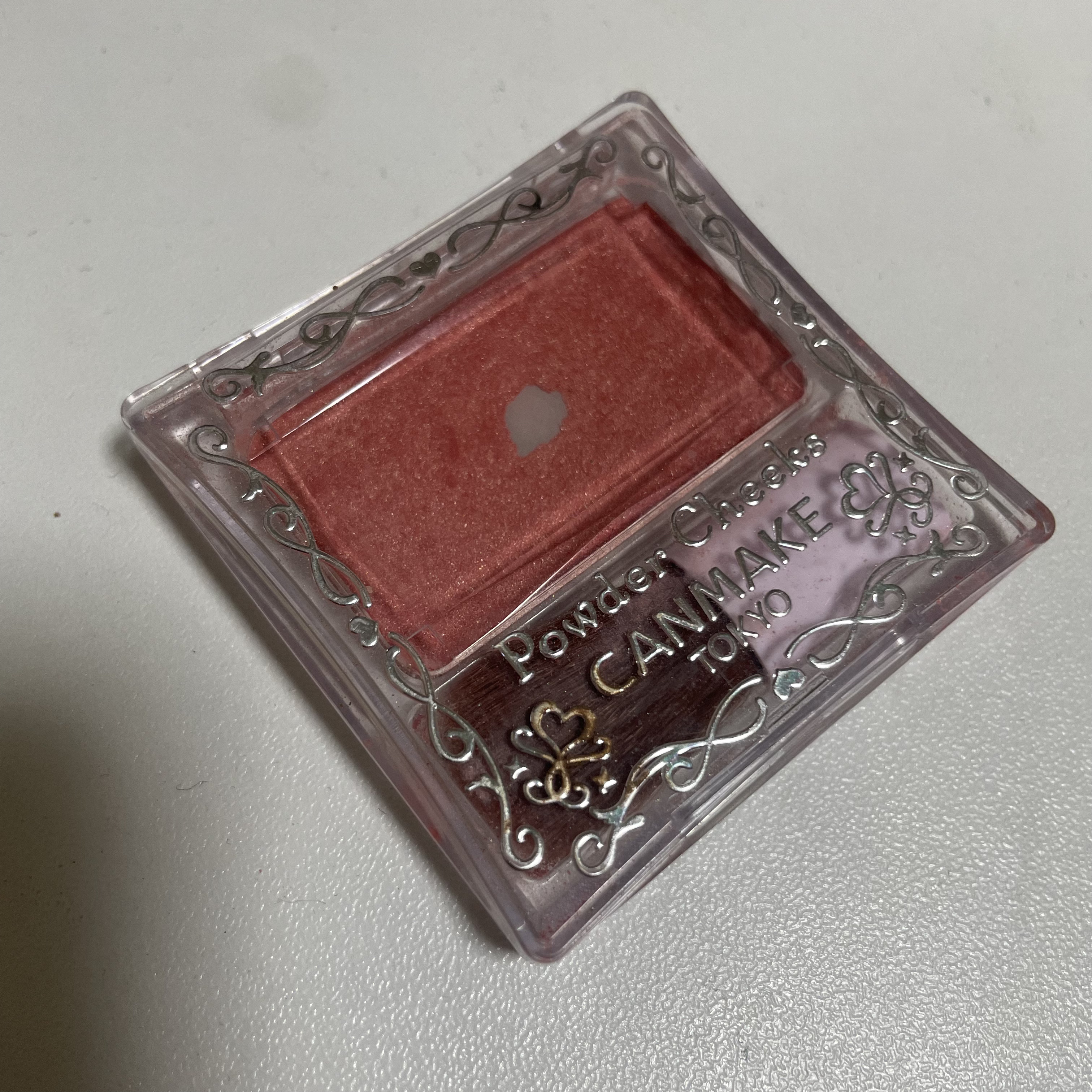 【旧品】パウダーチークス PW44 メロウピーチ/キャンメイク/パウダーチークを使ったクチコミ（1枚目）