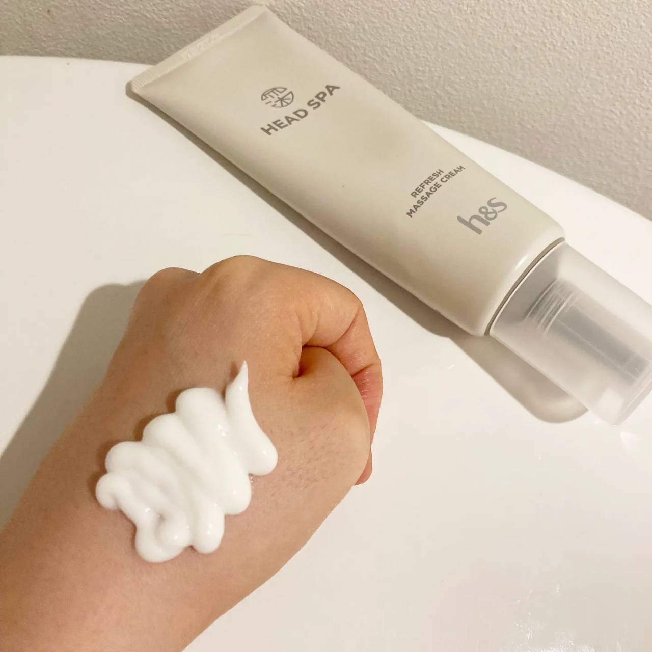 リフレッシュ マッサージクリーム/h&s/洗い流すヘアトリートメントを使ったクチコミ（3枚目）