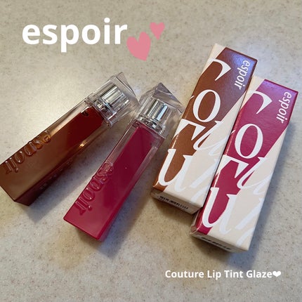 クチュールリップティントグレイズ/espoir/リップティントを使ったクチコミ(1枚目)