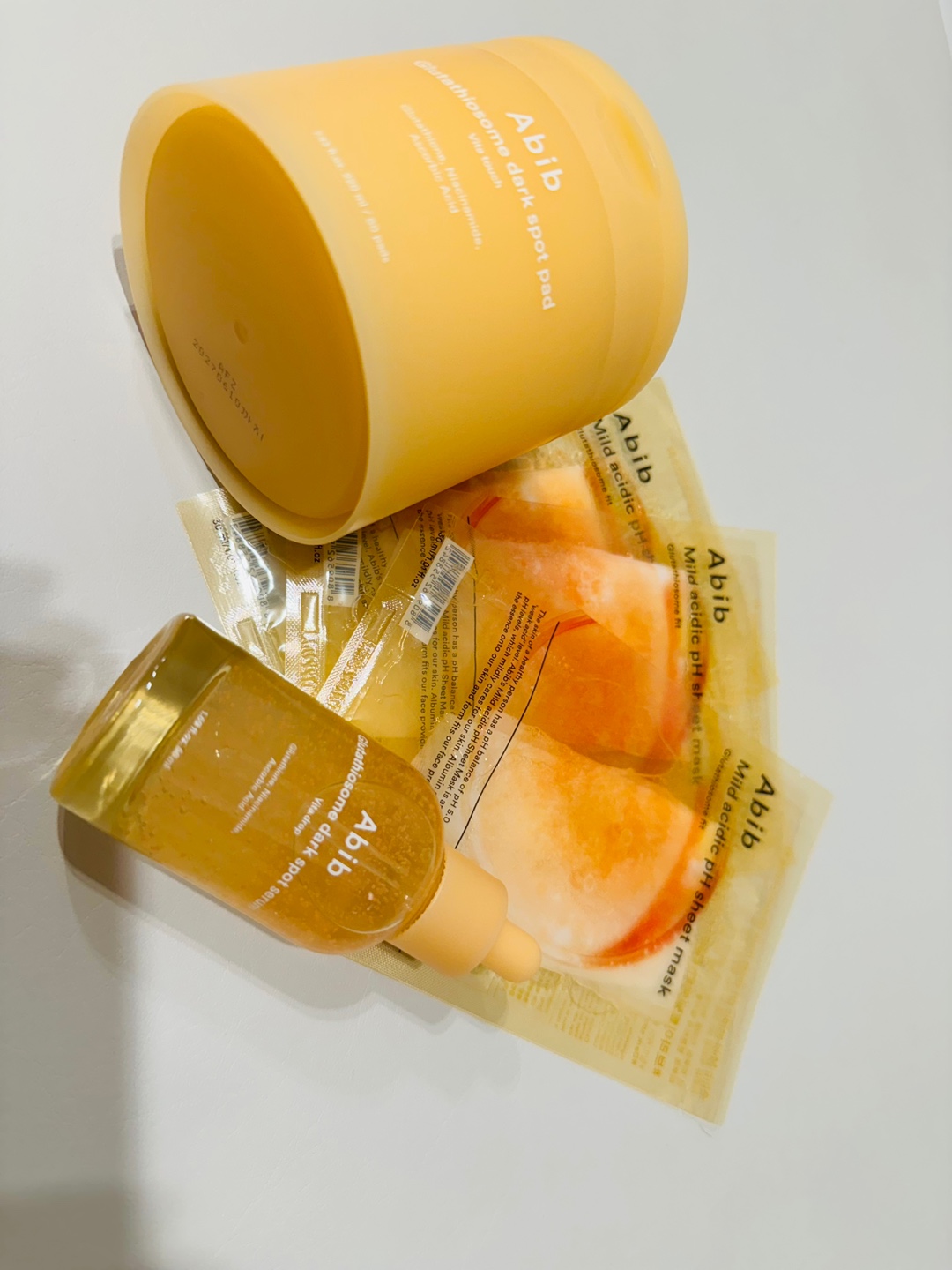 グルタチオンソームダークスポットパッドビタタッチ/Abib /トナーパッドを使ったクチコミ（1枚目）