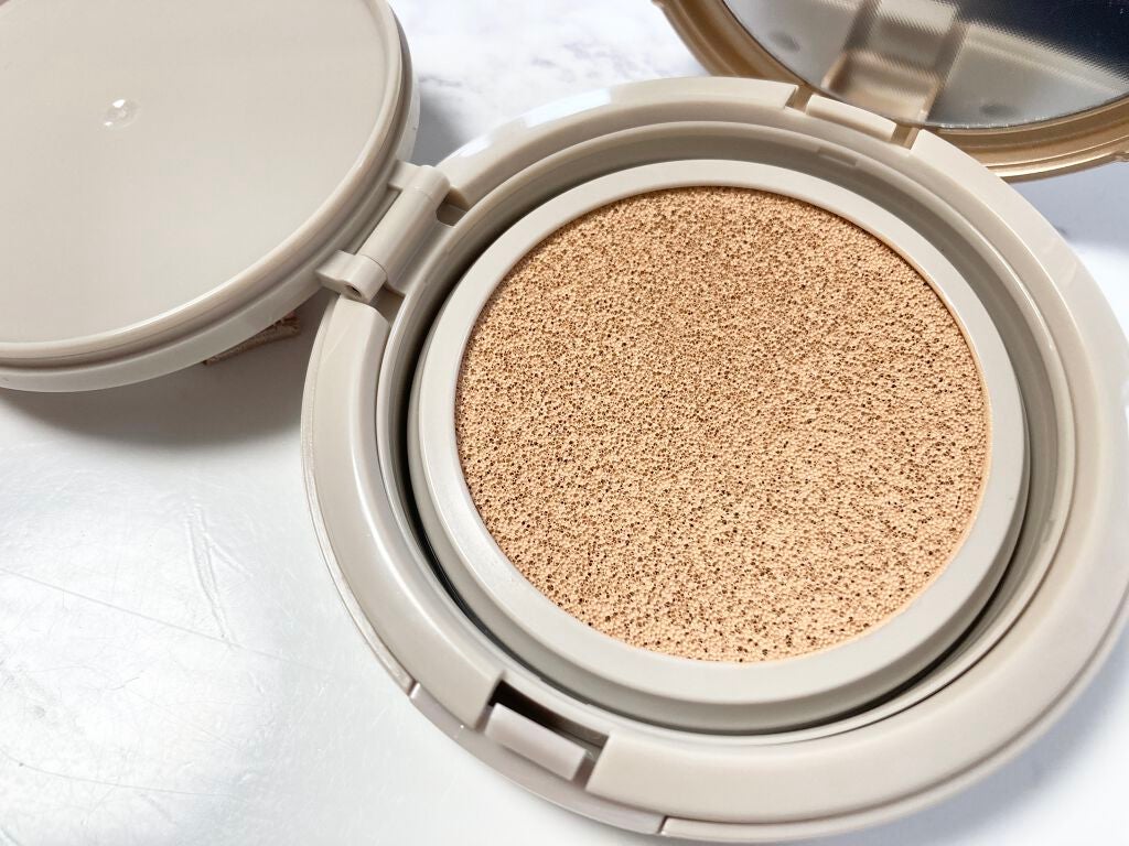 ミネラルグロウスキンクッション/エトヴォス/クッションファンデーションを使ったクチコミ(6枚目)