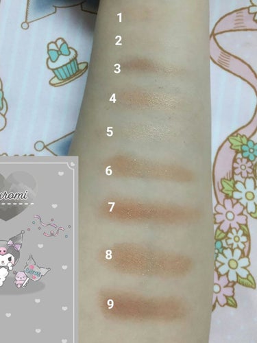 UR GLAM　BLOOMING EYE COLOR PALETTE/U R GLAM/パウダーアイシャドウを使ったクチコミ（3枚目）