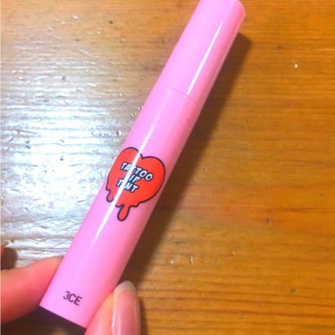 3CE TATTOO LIP TINT #YAY OR NAY/3CE/リップグロスを使ったクチコミ（1枚目）