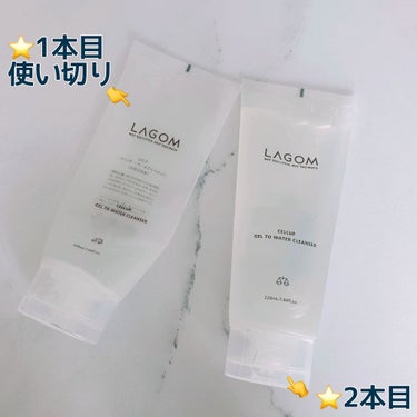 ラゴム ジェルトゥウォーター クレンザー(朝用洗顔)/LAGOM /洗顔フォームを使ったクチコミ（2枚目）