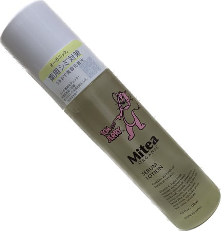 ホワイトニングセラムローション トムとジェリー限定デザイン(120ml)/ミティア オーガニック/化粧水を使ったクチコミ(1枚目)