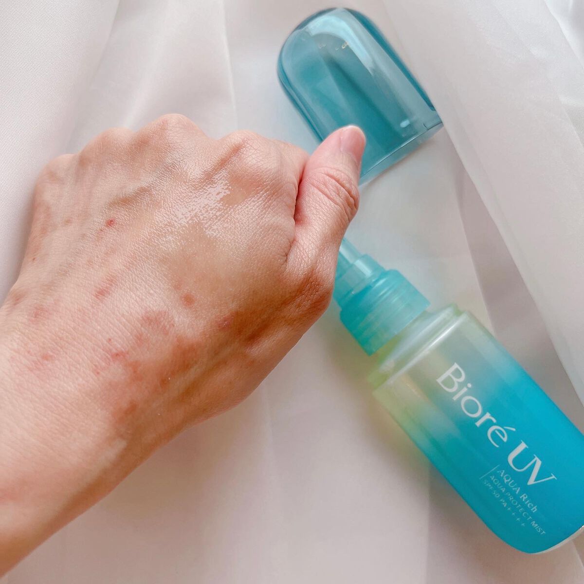 ビオレUV アクアリッチ アクアプロテクトミスト/ビオレ/日焼け止めミスト・スプレーを使ったクチコミ(4枚目)