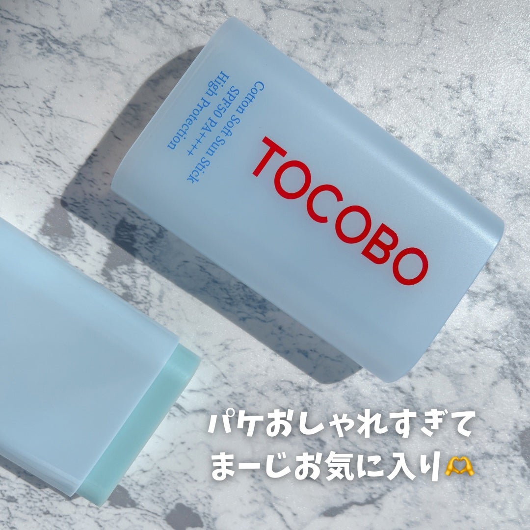 コットンソフトサンスティック/TOCOBO/日焼け止めスティックを使ったクチコミ(4枚目)