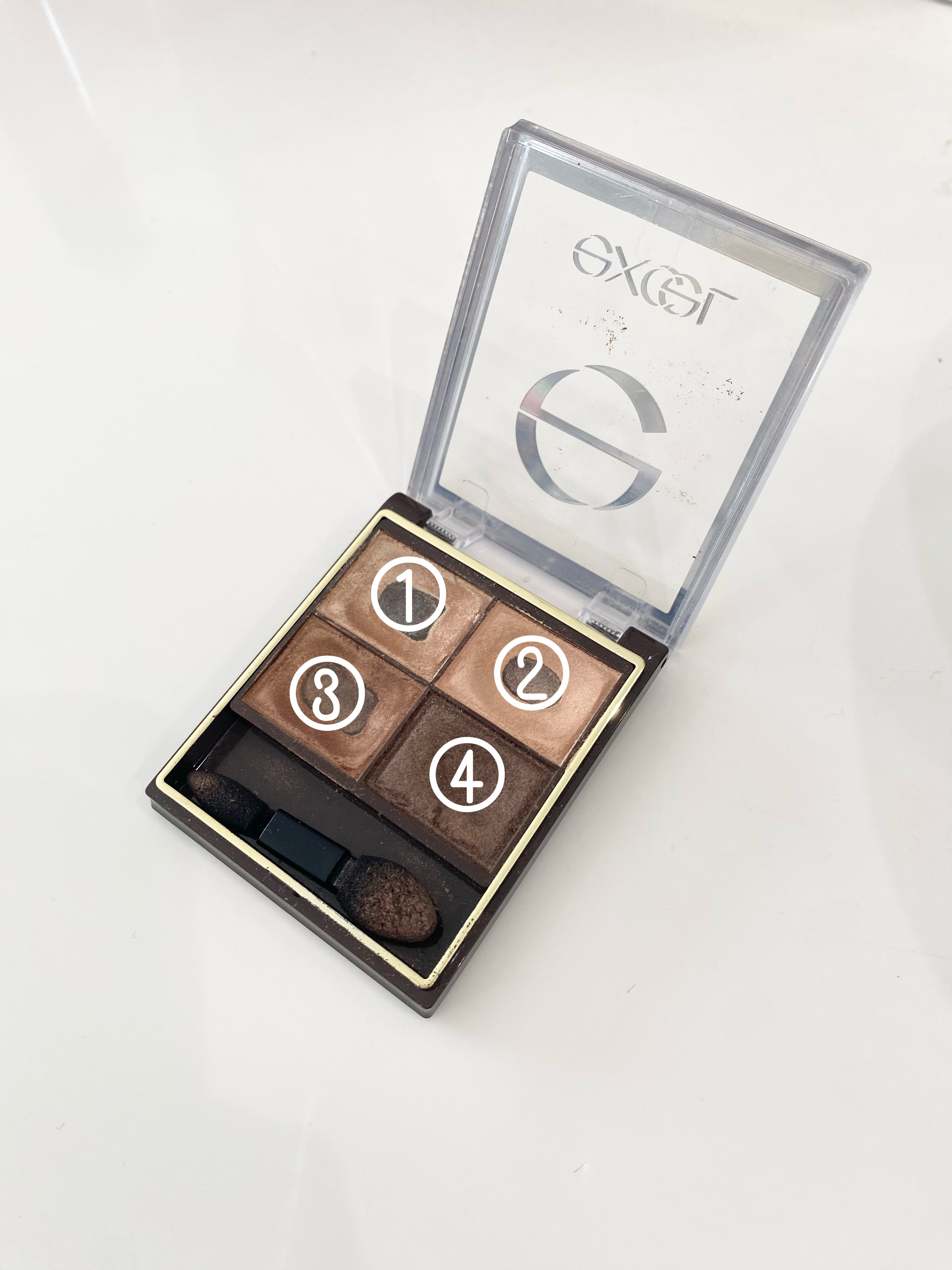 スキニーリッチシャドウ/excel/アイシャドウパレットを使ったクチコミ（2枚目）