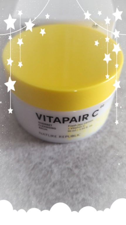 ビタペアc シャーベット クレンジングバーム/ネイチャーリパブリック/クレンジングバームを使ったクチコミ(1枚目)