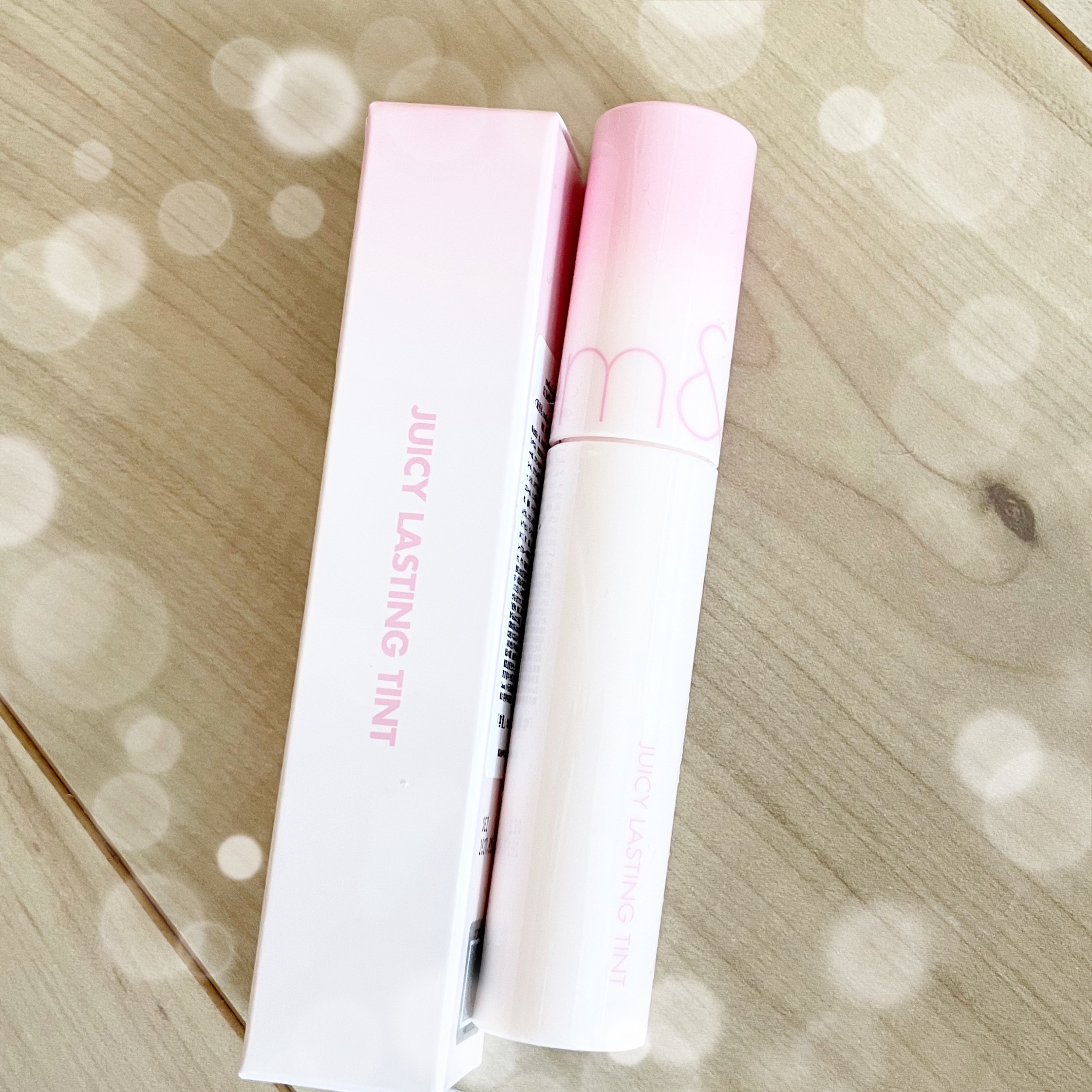 ジューシーラスティングティント 32 ベアベリースムージー(BARE BERRY SMOOTHIE)/rom&nd/リップティントを使ったクチコミ（2枚目）