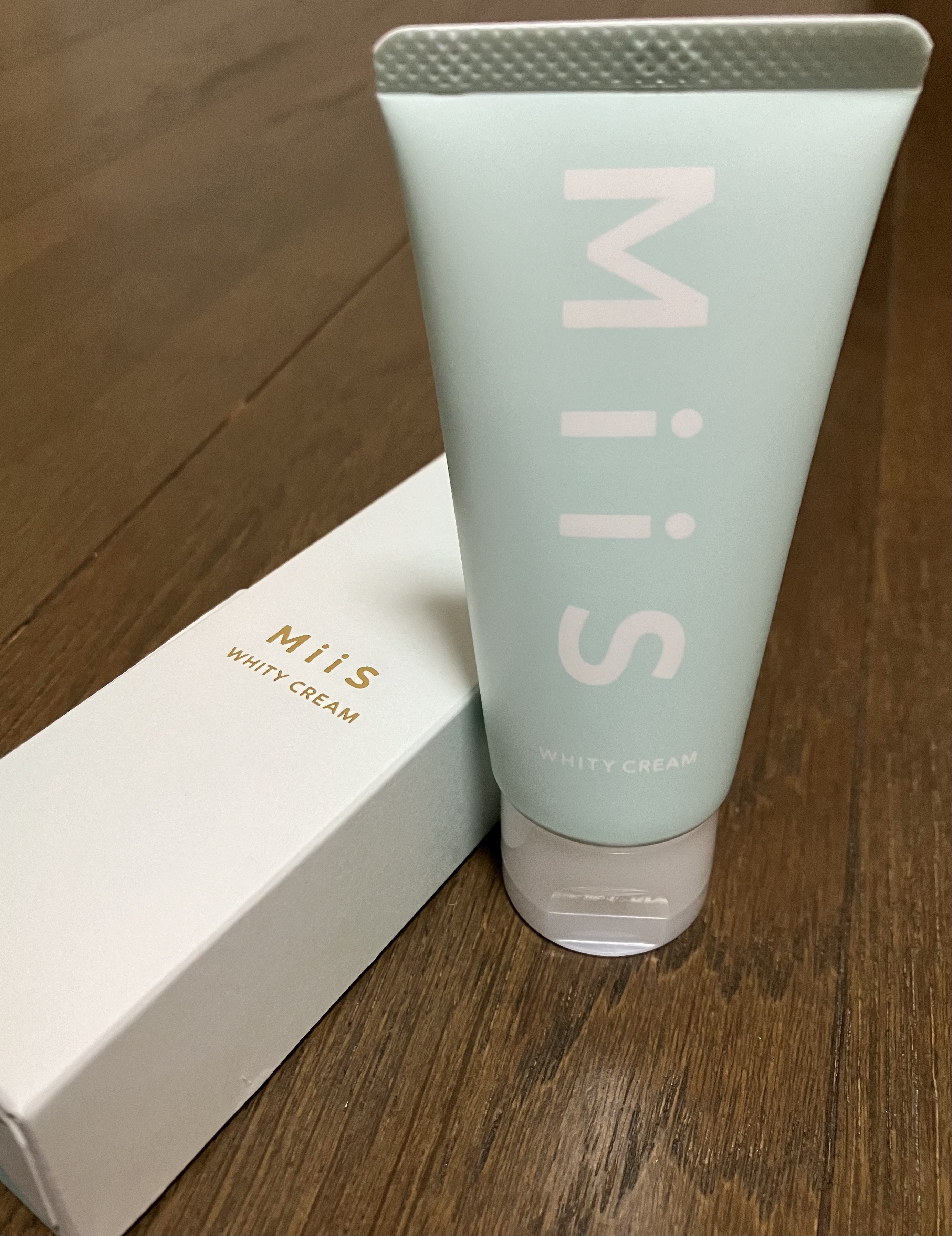 ホワイティクリーム シャイニーマスカット味/MiiS/歯磨き粉を使ったクチコミ（1枚目）