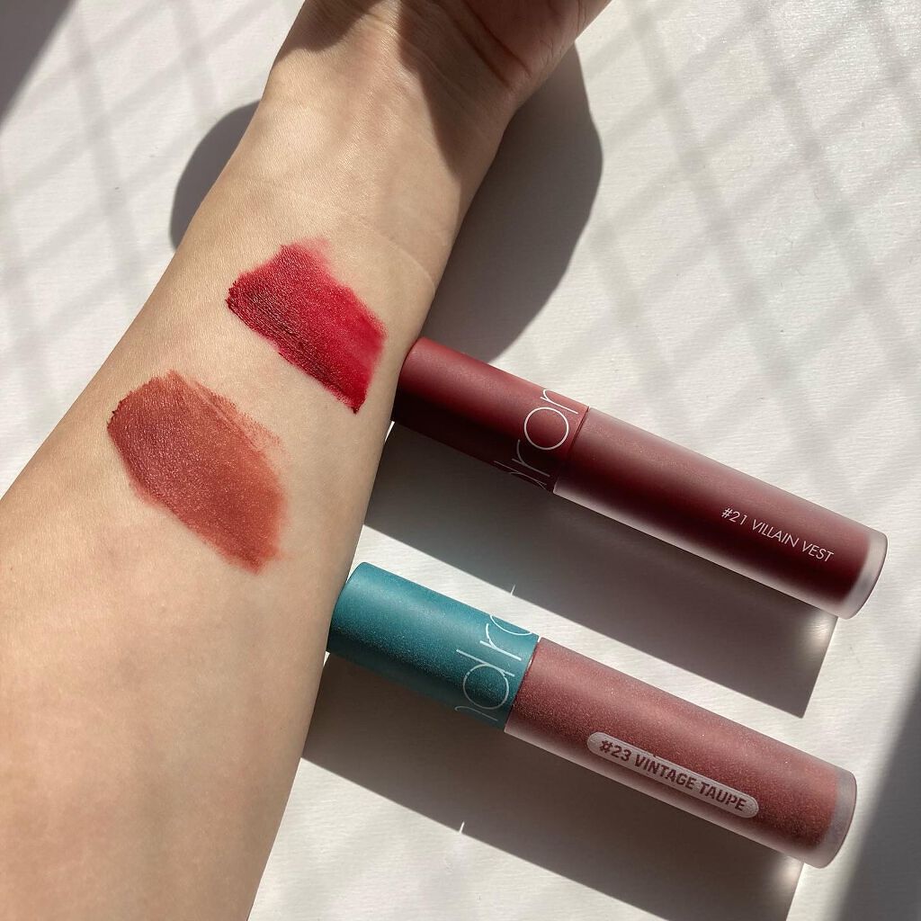 saori on LIPS 「rom&nd(ロムアンド)ZEROVELVETTINT21VI..」(3枚目)