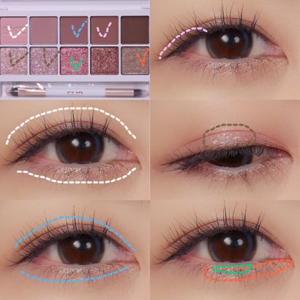 プロ アイ パレット/CLIO/アイシャドウパレットを使ったクチコミ(4枚目)