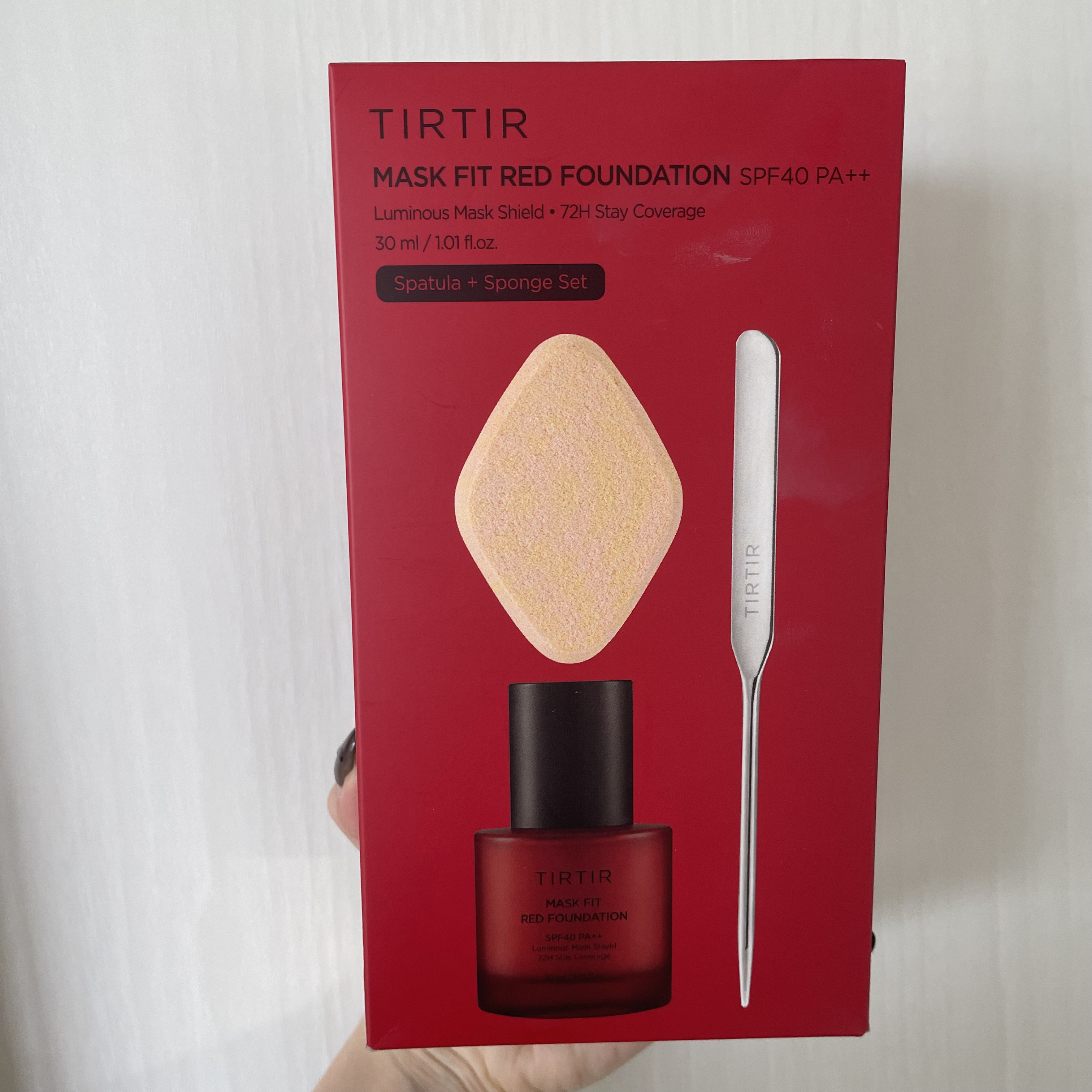 マスクフィットレッドファンデーション 21N アイボリー(IVORY)/TIRTIR(ティルティル)/リキッドファンデーションを使ったクチコミ（2枚目）