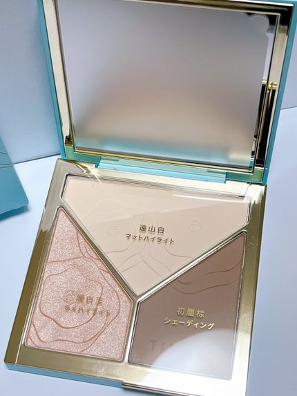 ハイライトシェーディングパレット/TIMAGE/パウダーハイライトを使ったクチコミ(2枚目)