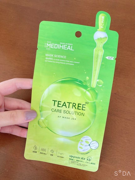 ティーツリーケアソリューション アンプルマスクJEX/MEDIHEAL/シートマスク・パックを使ったクチコミ(1枚目)