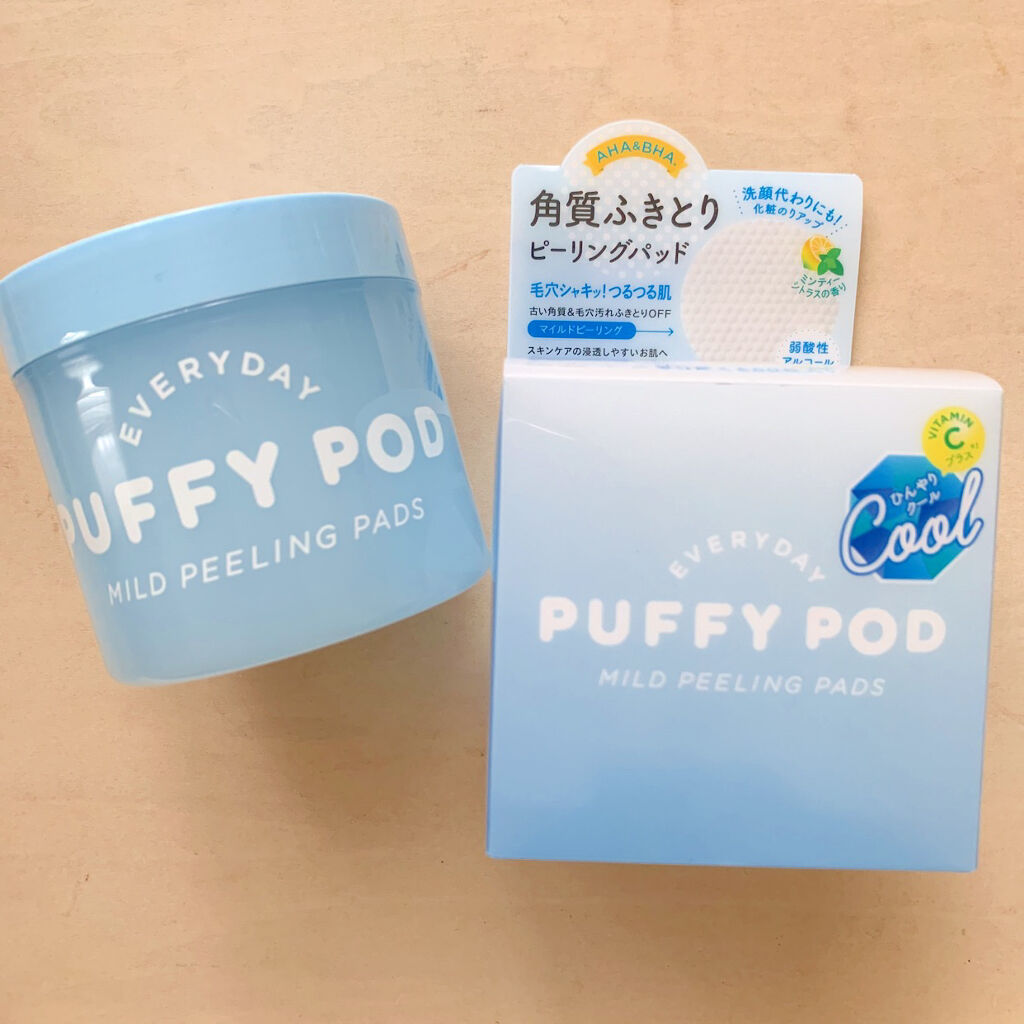 マイルドピーリングパッド C/PUFFY POD/トナーパッドを使ったクチコミ（1枚目）