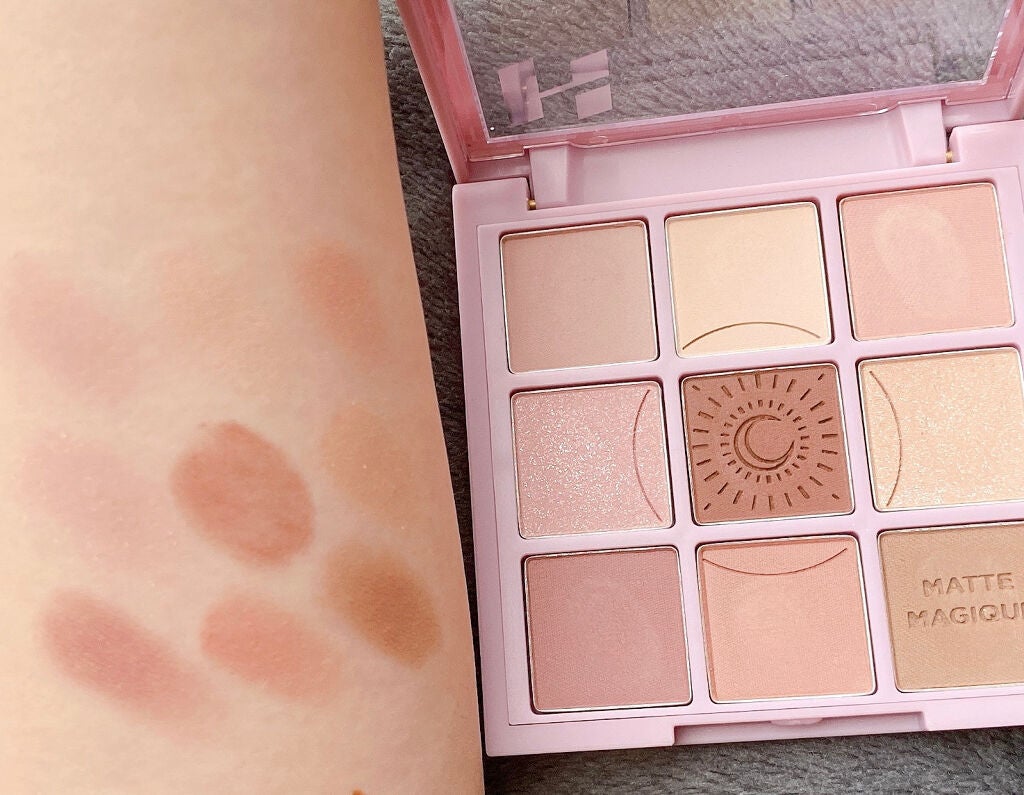 マイフェイブムードアイパレット 9カラー/HOLIKA HOLIKA/アイシャドウパレットを使ったクチコミ(2枚目)