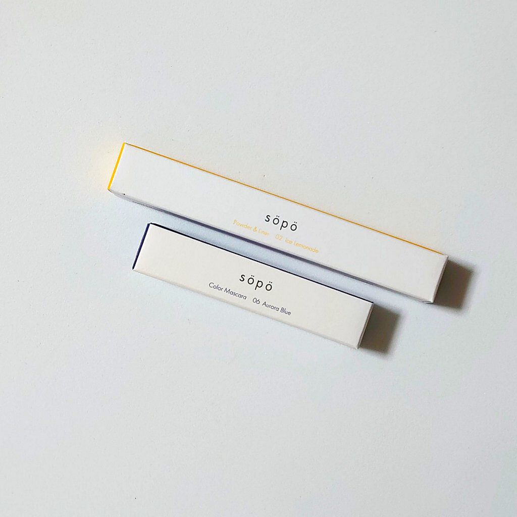 カラーマスカラ/sopo/マスカラを使ったクチコミ（1枚目）