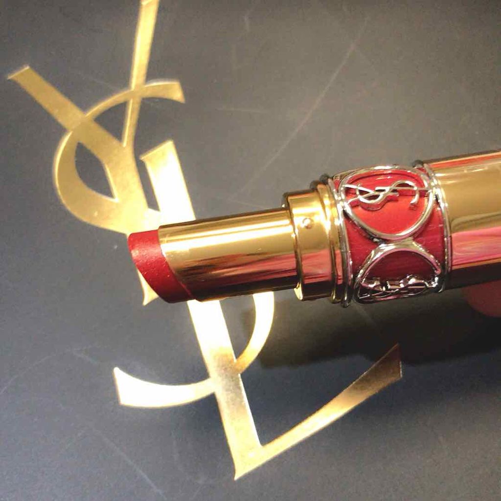 ルージュ ヴォリュプテ シャイン/YVES SAINT LAURENT BEAUTE/口紅を使ったクチコミ(1枚目)