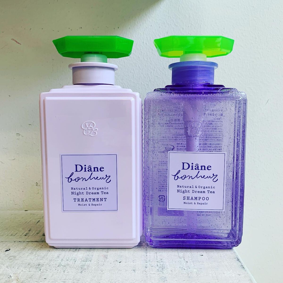 ダイアンボヌール モイスト&リペア シャンプー/トリートメント ナイトドリームティーの香り/ダイアン/市販シャンプーを使ったクチコミ(1枚目)