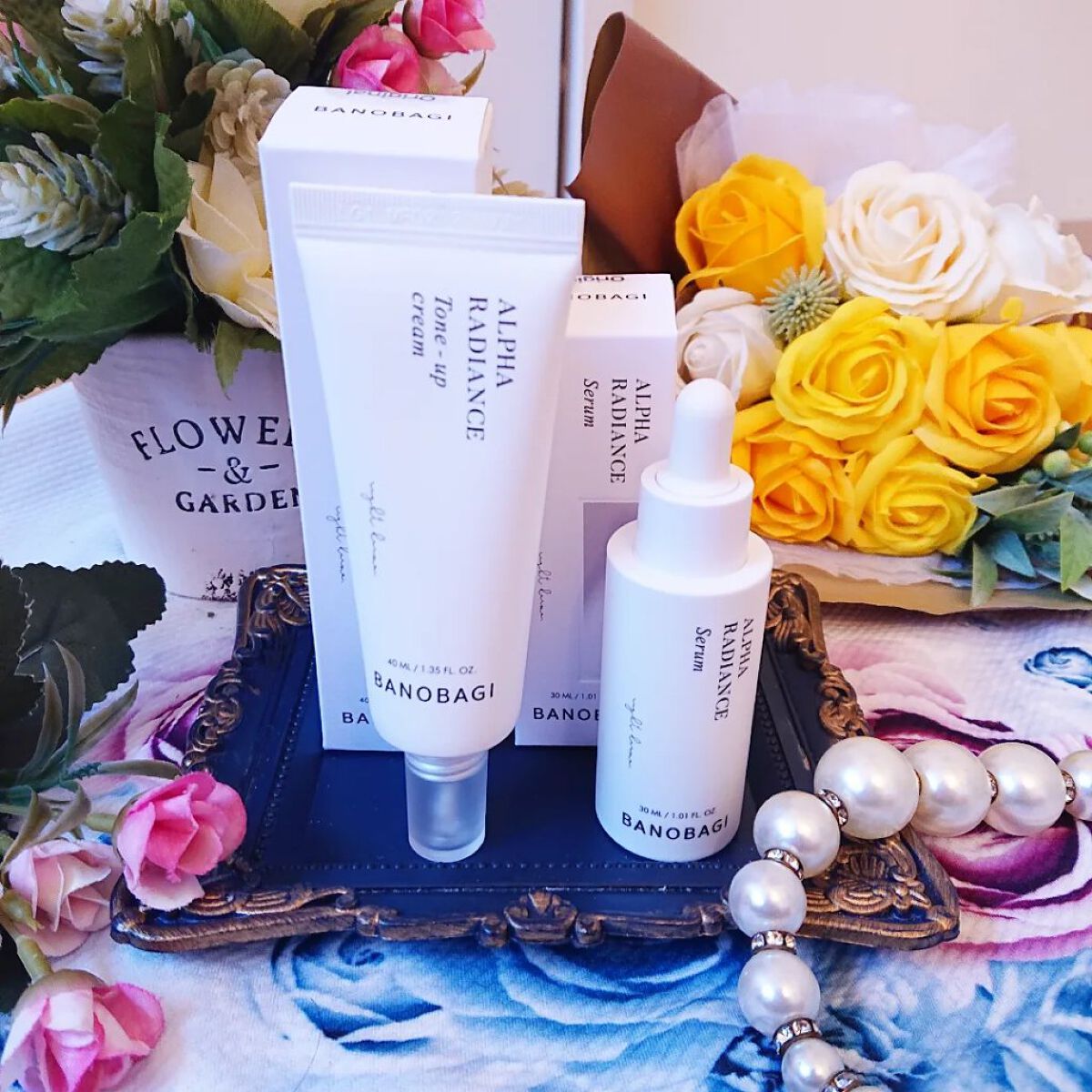 アルファ ラディアンス トーンアップクリーム/BANOBAGI/フェイスクリームを使ったクチコミ（1枚目）