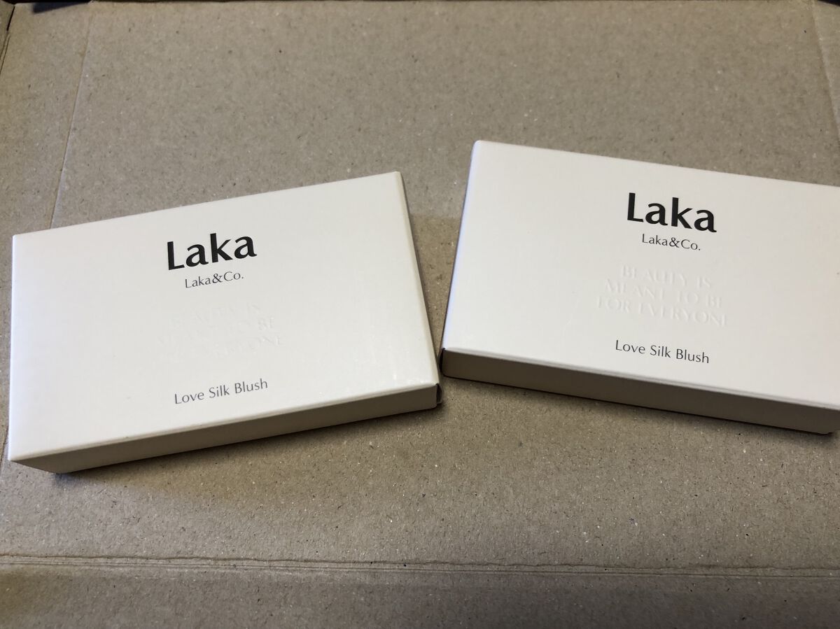 ラブシルクブラッシュ/Laka/パウダーチークを使ったクチコミ（1枚目）