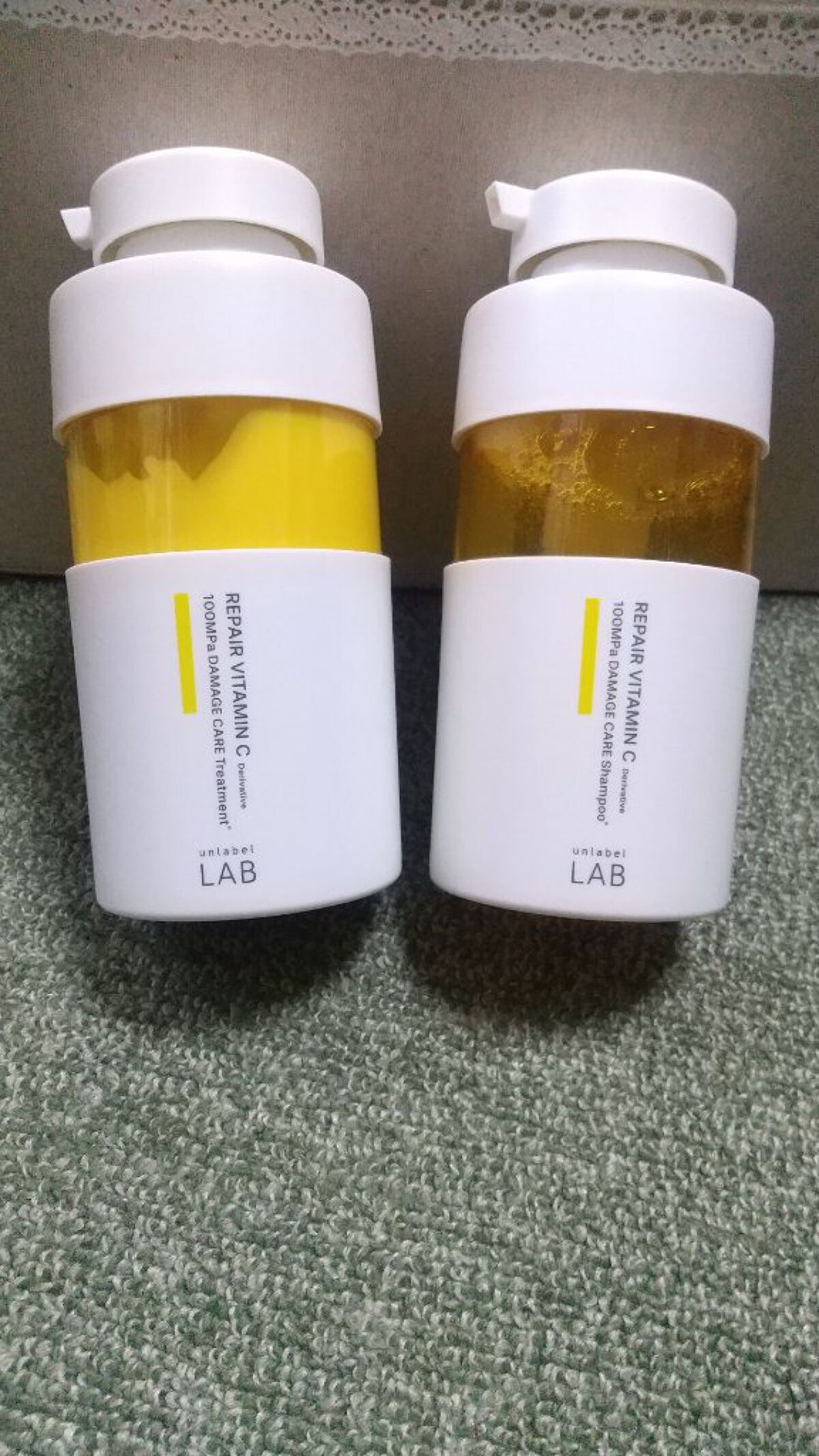 V リペア　シャンプー／ヘアトリートメント/unlabel/市販シャンプーを使ったクチコミ（1枚目）