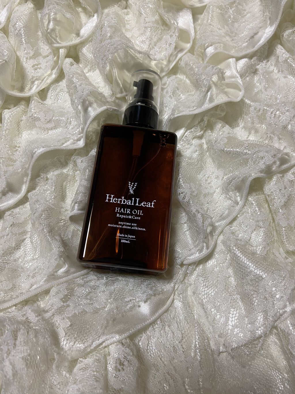 オーガニックヘアオイル フレッシュティーの香り/ハーバルリーフ/ヘアオイルを使ったクチコミ（1枚目）
