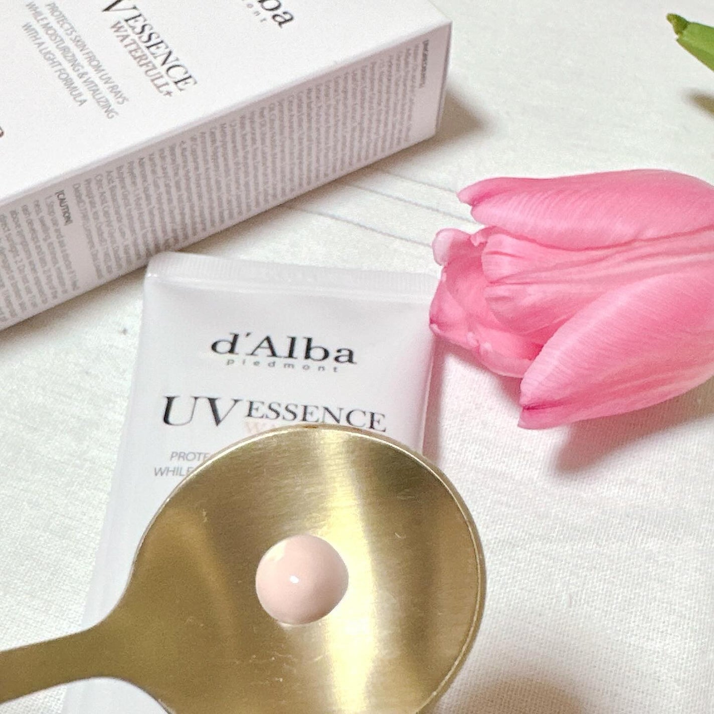 ウォータフルトーンアップサンクリーム/ダルバ/日焼け止めクリームを使ったクチコミ(2枚目)