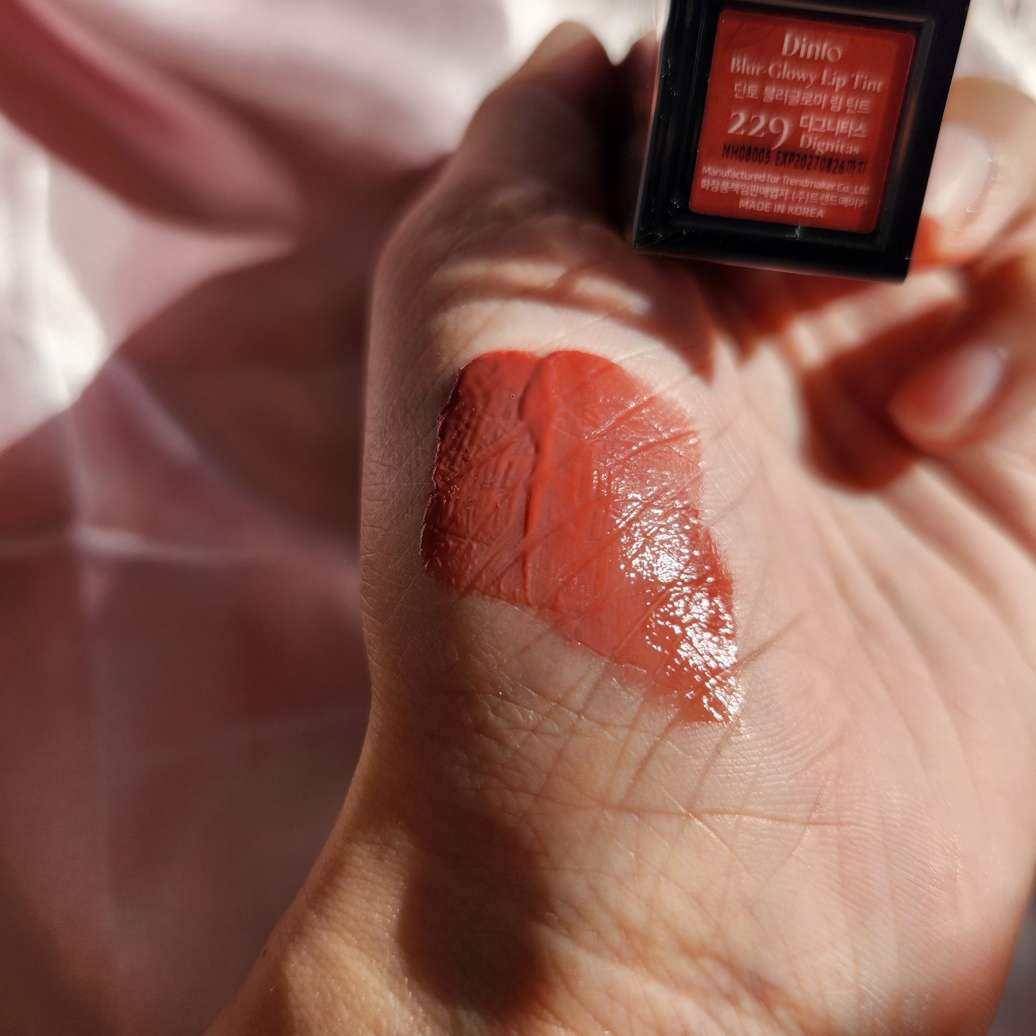 ブラーグロイリップティント/Dinto/リップティントを使ったクチコミ（3枚目）