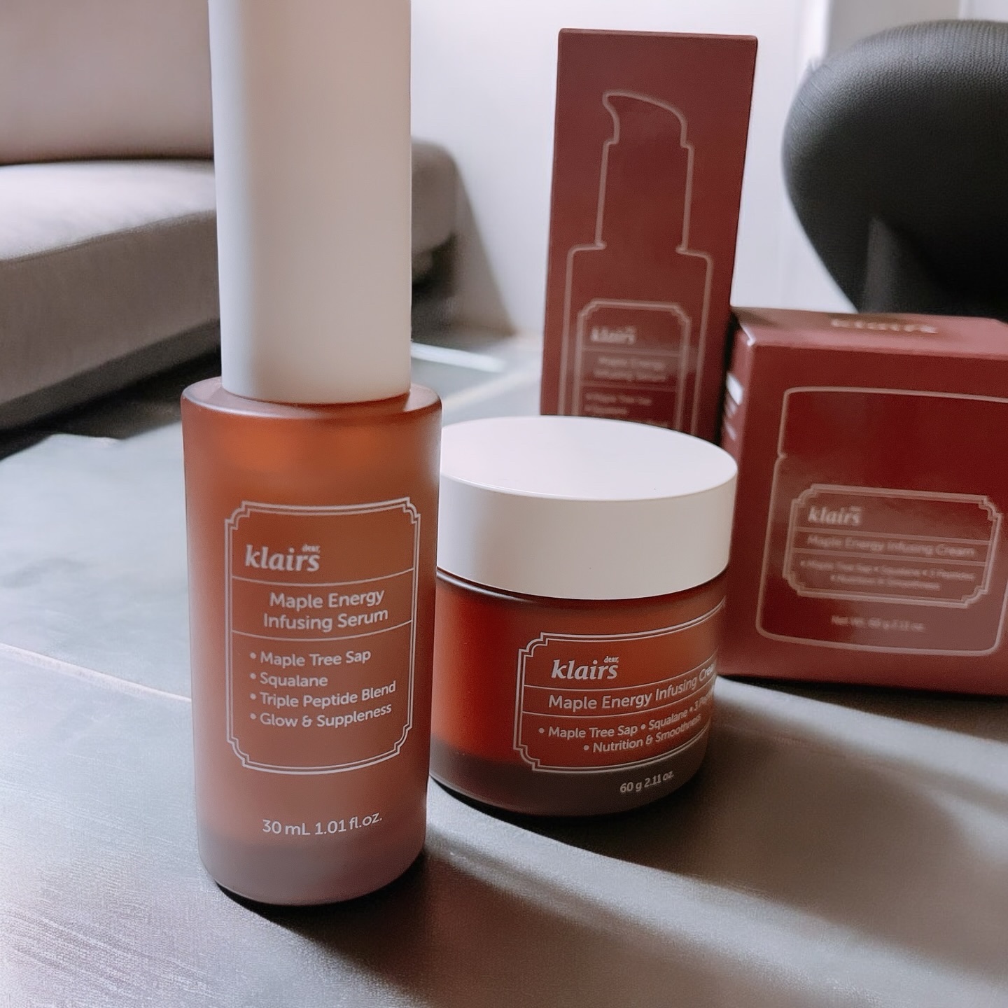メープルエナジーインフュージングセラム/Klairs/美容液を使ったクチコミ（1枚目）